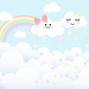 Papel de Arroz  CHUVA DE AMOR  (CA006) TAM.A4