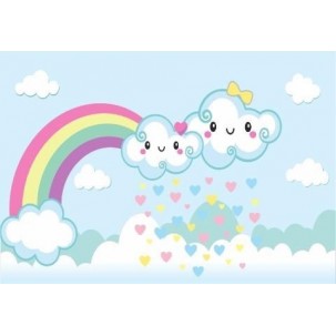 Papel de Arroz  CHUVA DE AMOR (CA007) TAM.A4