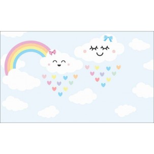 Papel de Arroz  CHUVA DE AMOR (CA008) TAM.A4