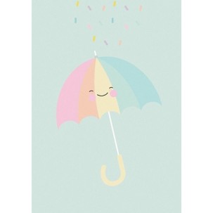 Papel de Arroz  CHUVA DE AMOR (CA012) TAM.A4