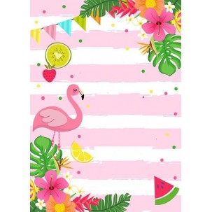 Papel de Arroz  FLAMINGO (FLM01 ) TAM.A4
