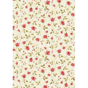 Papel de Arroz  FLORAL (FL047) TAM.A4