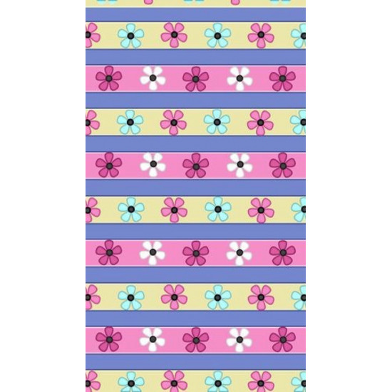 Papel de Arroz FLORAL (FL122)  TAM.A4