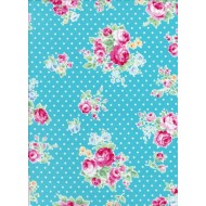 Papel de Arroz  FLORAL (FL014) TAM.A4