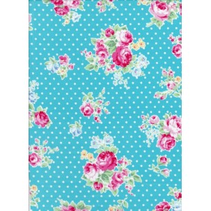 Papel de Arroz  FLORAL (FL014) TAM.A4
