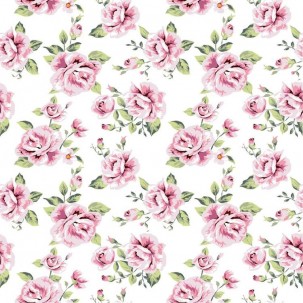 Papel de Arroz  FLORAL (FL023) TAM.A4