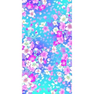 Papel de Arroz  FLORAL (FL028) TAM.A4