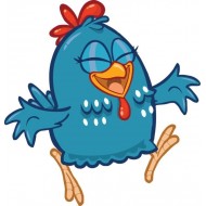 Papel de Arroz   GALINHA PINTADINHA (GP001) TAM.A4