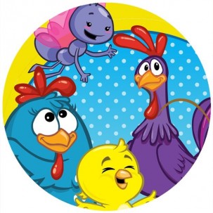 Papel de Arroz   GALINHA PINTADINHA  ( GP010)  TAM.A4