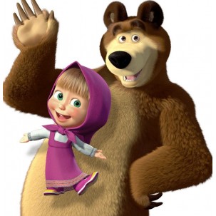 Papel de Arroz Marsha e Urso (MU008 ) TAM.A4