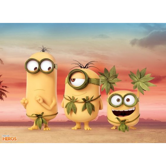 Papel de Arroz  MINIONS (MI013 ) TAM.A4