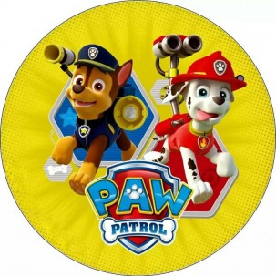 Papel de Arroz Patrulha Canina ( PC008) TAM.A4