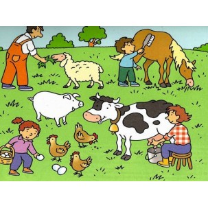 Papel de Arroz  FAZENDINHA ( FZD06)  TAM.A4