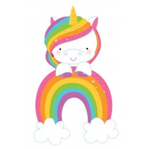 Papel de Arroz   Unicornio (UN003) Tam.A4