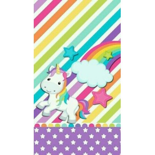 Papel de Arroz  Unicornio (UN004)  Tam.A4