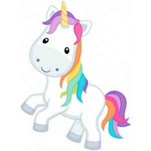 Papel de Arroz  Unicornio (UN006) Tam.A4