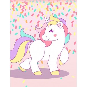 Papel de Arroz  Unicornio (UN009) Tam.A4