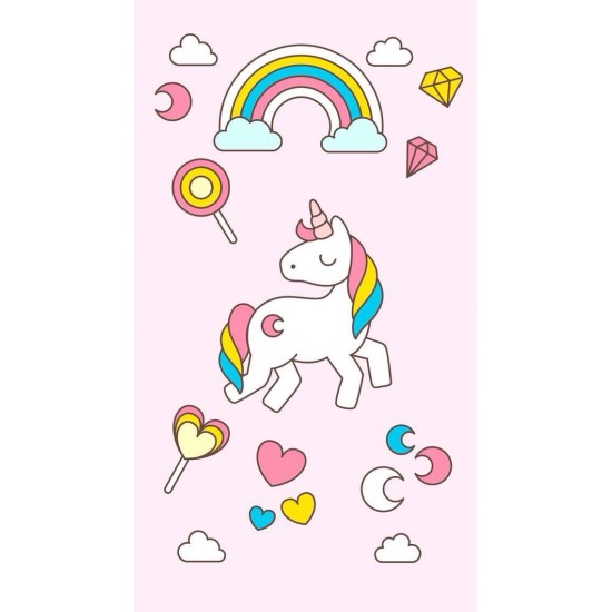 Papel de Arroz  Unicornio (UN020) Tam.A4