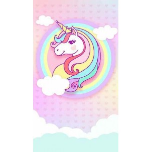 Papel de Arroz  Unicornio (UN021) Tam.A4