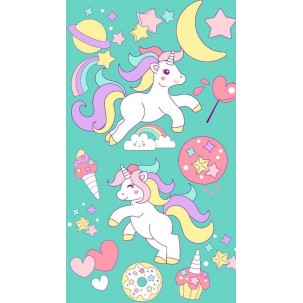 Papel de Arroz  Unicornio (UN022)_ Tam.A4
