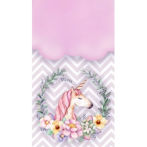 Papel de Arroz  Unicornio (UN039) Tam.A4