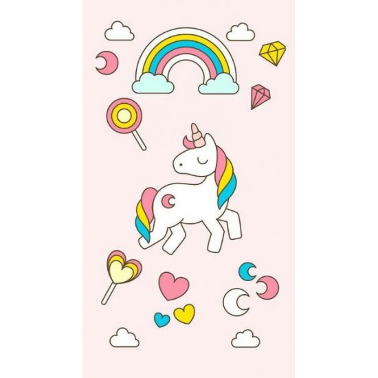 Papel de Arroz  Unicornio (UN040) Tam.A4