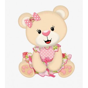 Papel de Arroz  Ursinho (USA03) TAM.A4