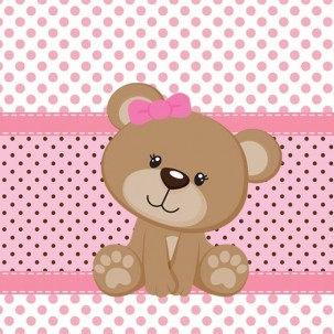 Papel de Arroz  Ursinho (USA04) TAM.A4