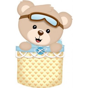 Papel de Arroz  Ursinho (USO01) TAM.A4