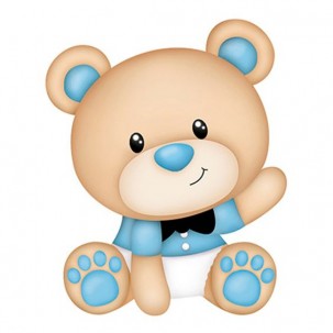 Papel de Arroz  Ursinho (USO05) TAM.A4