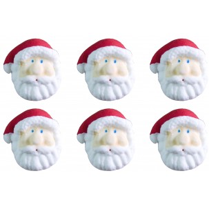 Natal Papai Noel M Cód:N136 (Pct c/ 5 pçs. Med. 1,5cm x 2cm)