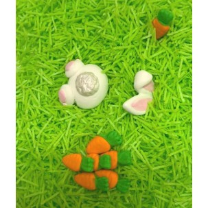 Páscoa Orelha de Coelho Cód.601 (Pct c/ 5 Pçs. Medidas 2cm x 2cm) Páscoa Orelha de Coelho Cód.601 (Pct c/ 5 Pçs. Medidas 2cm x 2cm)