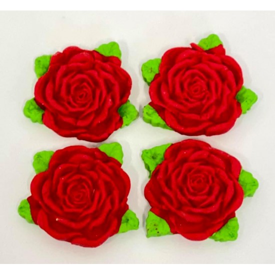 Rosa duas Massas Cód.358 (Pacote c/ 4 peças) Rosa duas Massas Cód.358 (Pacote c/ 4 peças)